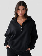 Oversized Snap-Fit Hoodie