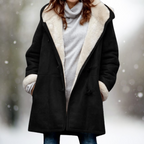Deyse | Premium Suede Fleece Hooded Jacket