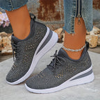 Romee | Orthopedic Sneakers with Sparkling Rhinestones